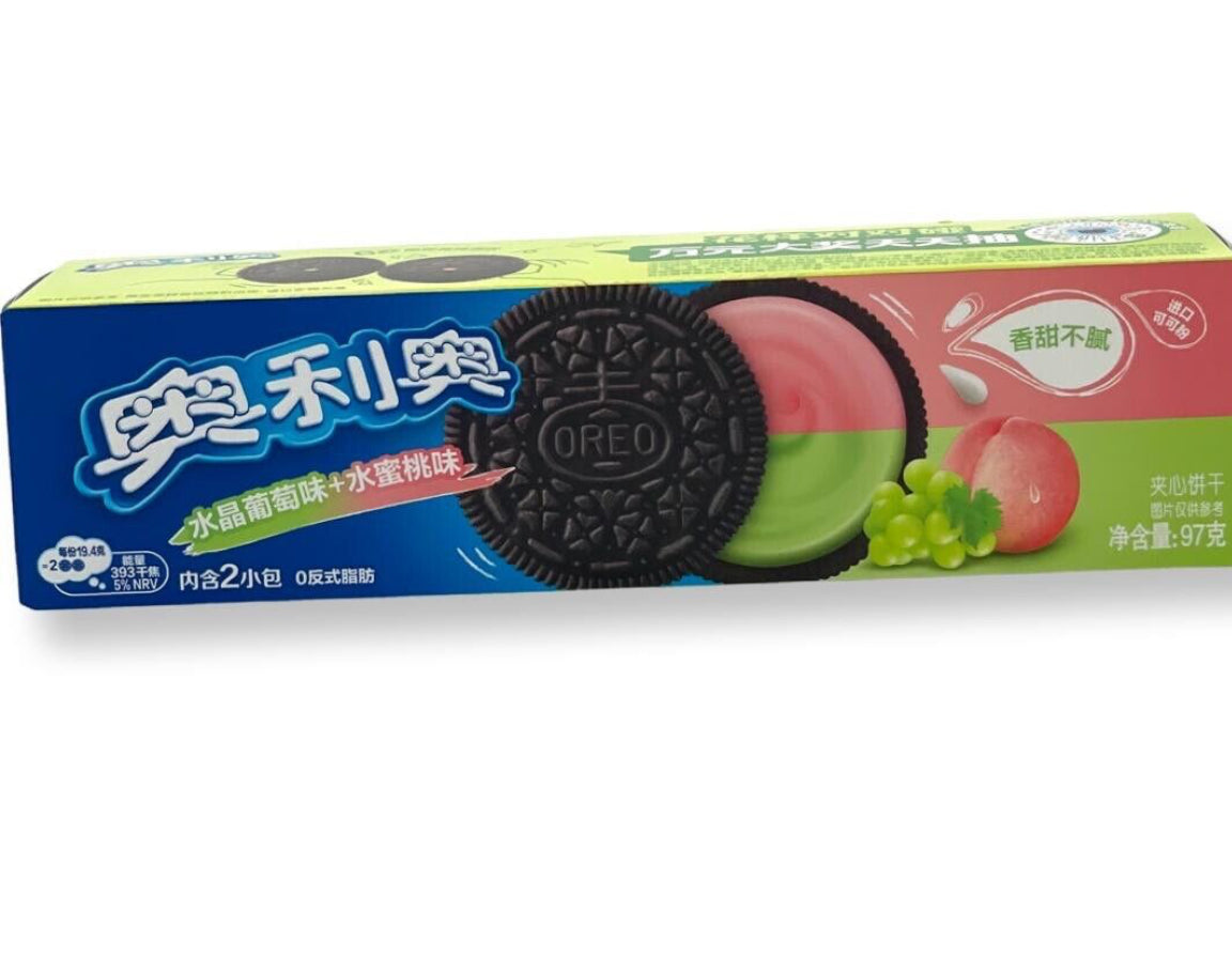 Oreo Grape & Peach Flavor – A Fruity Twist on a Classic Favorite