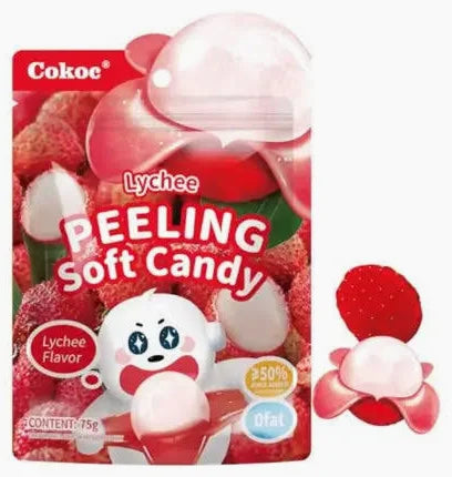 Cokoc Lychee Peeling Soft Candy 🍈🍬