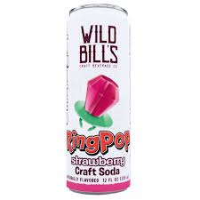 🍓 Wild Bill’s Ring Pop Strawberry Craft Soda